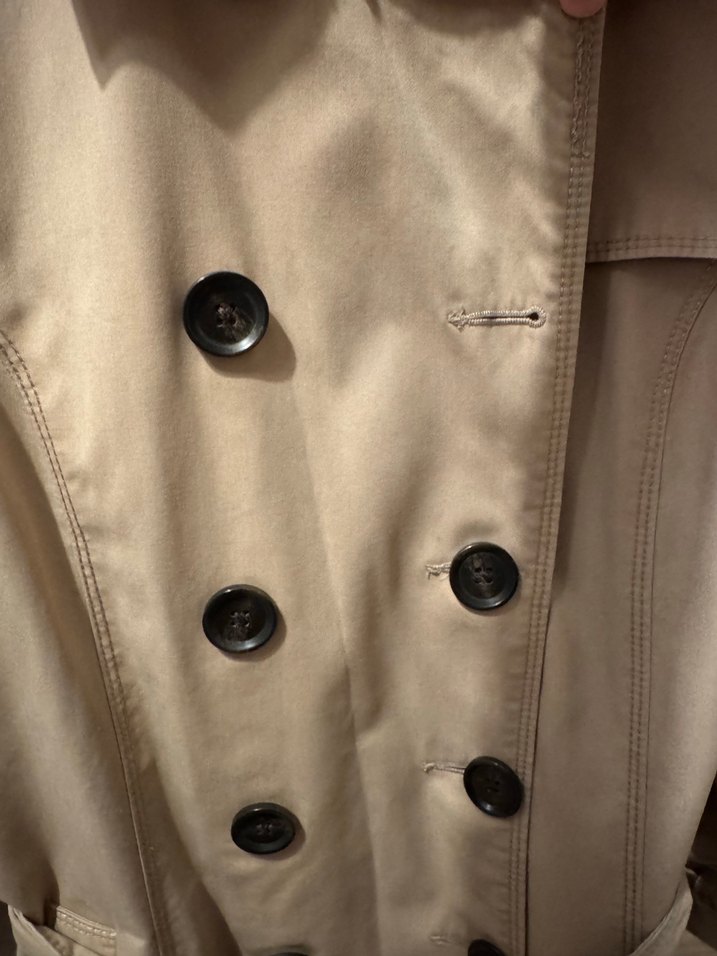 Bej Midi Kadın Trençkot - Görsel 2