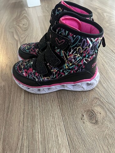 27 Beden siyah Renk Skechers Çocuk Bot
