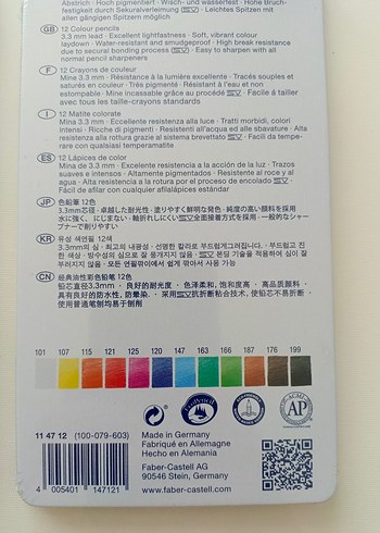 Faber-Castell 12'li Goldfaber Renkli Kalem Seti