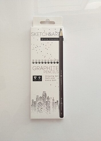 Sketch&art Bruno Viscoti extra soft dereceli kalem seti