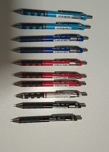Rotring tikky 0.5 mm uçlu kalemler