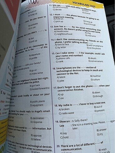 Yeni sıfır temiz Fenomen 8.sınıf İngilizce - Görsel 3