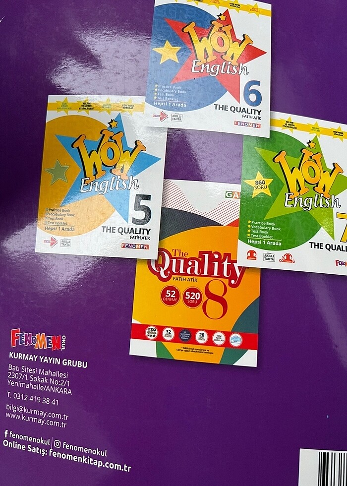 Yeni sıfır temiz Fenomen 8.sınıf İngilizce - Görsel 4