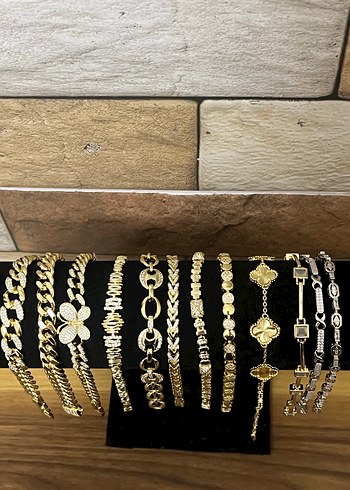 Zincir Detaylı Altın Renk aKadın Bileklik fiyatları değişiyor - Görsel 2