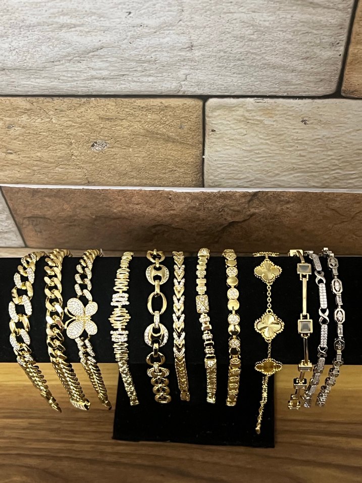 Zincir Detaylı Altın Renk aKadın Bileklik fiyatları değişiyor - Görsel 2