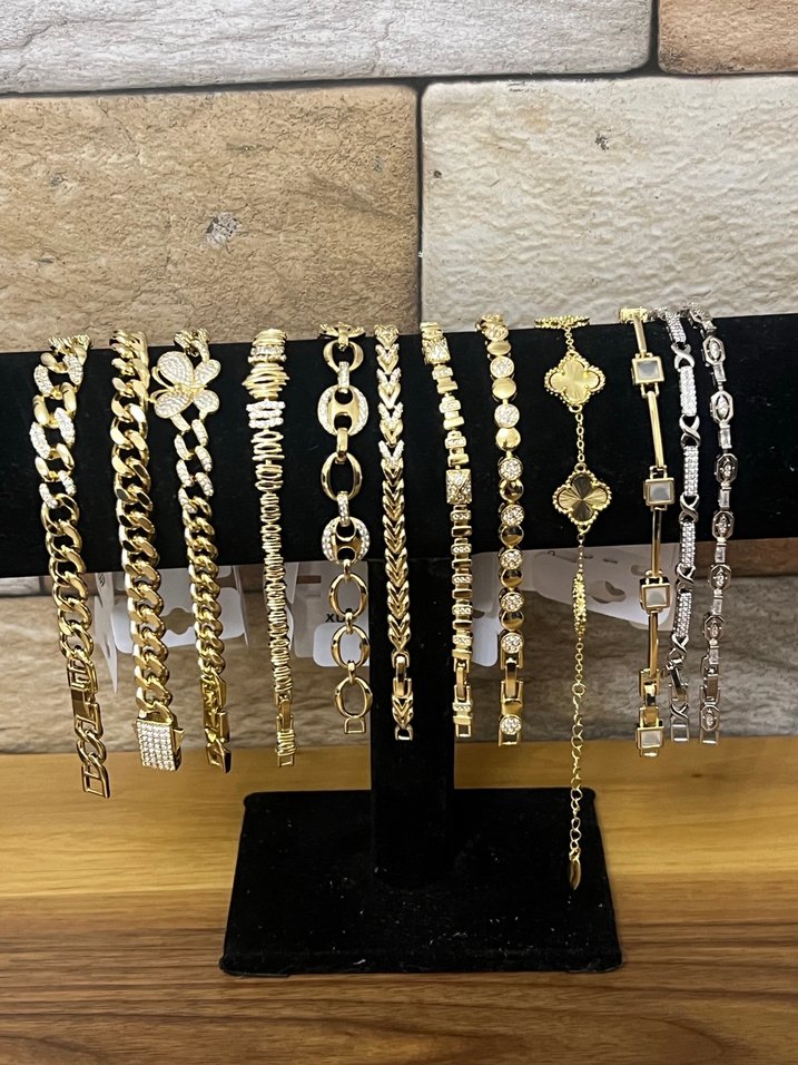 Zincir Detaylı Altın Renk aKadın Bileklik fiyatları değişiyor - Görsel 3