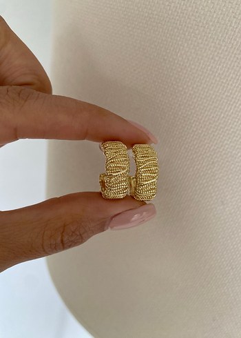 Zinci Detaylı Mini Altın Halka Küpeler Fiyatları değişiyor - Görsel 9
