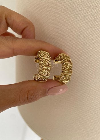 Zinci Detaylı Mini Altın Halka Küpeler Fiyatları değişiyor - Görsel 18