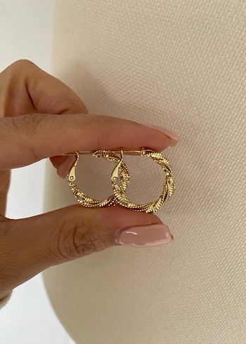 Zinci Detaylı Mini Altın Halka Küpeler Fiyatları değişiyor - Görsel 12