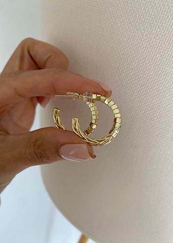 Zinci Detaylı Mini Altın Halka Küpeler Fiyatları değişiyor - Görsel 8