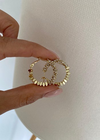 Zinci Detaylı Mini Altın Halka Küpeler Fiyatları değişiyor - Görsel 6