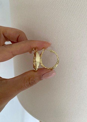 Zinci Detaylı Mini Altın Halka Küpeler Fiyatları değişiyor - Görsel 14