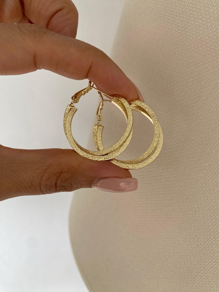 Zinci Detaylı Mini Altın Halka Küpeler Fiyatları değişiyor - Görsel 3