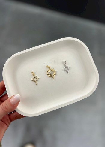 Kutup Yıldızı Zincir Detaylı Kolye Ucu - Görsel 3