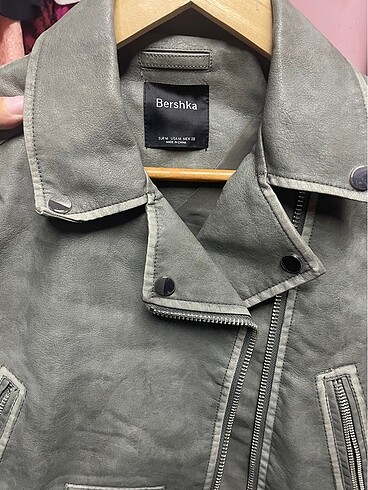 Bershka eskitme deri ceket