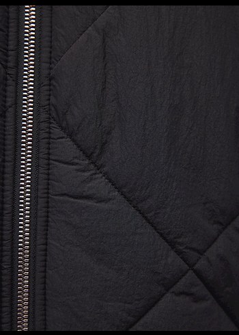 Siyah bomber ceket - Görsel 4