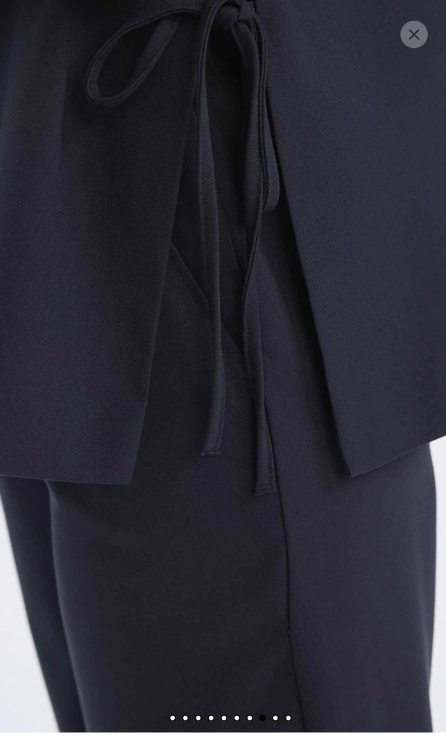 Yanları bağlamalı yelek - Görsel 3