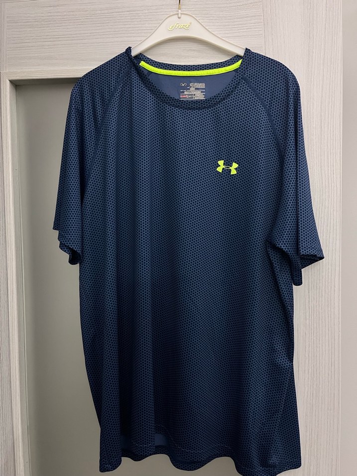 Erkek Koyu Lacivert Kısa Kollu Spor Tişört - Görsel 2