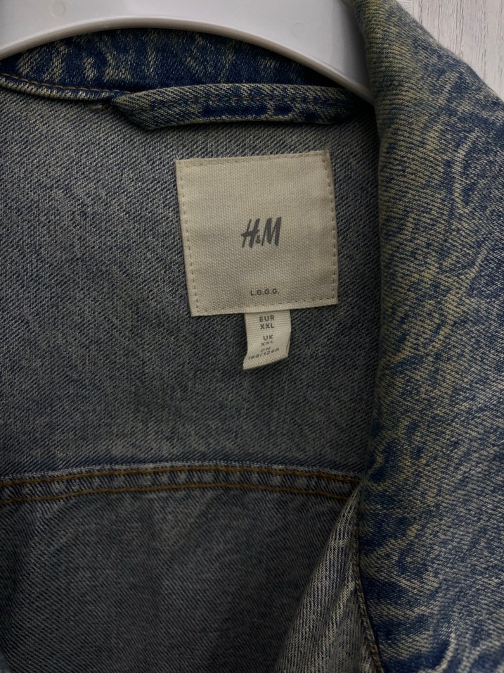 Erkek Gri Denim Ceket, Regular Fit, Uzun Kollu - Görsel 4