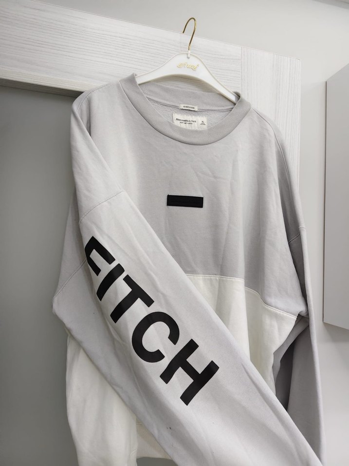 Gri Renkli Erkek Oversize Sweatshirt - Görsel 2