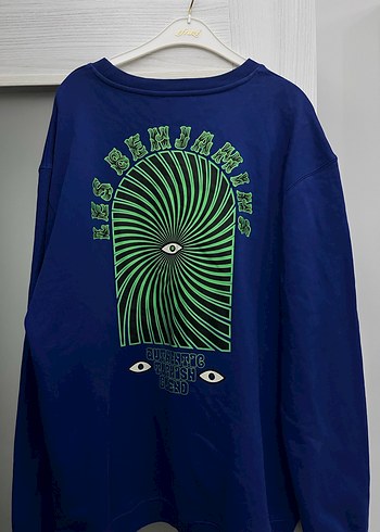 Lacivert Erkek Basic Sweatshirt - Görsel 3