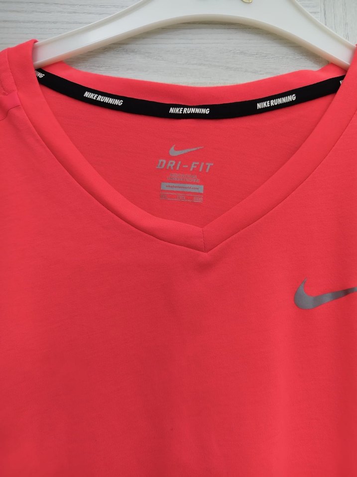 Nike Kırmızı Erkek Spor Tişörtü, Kısa Kollu - Görsel 2