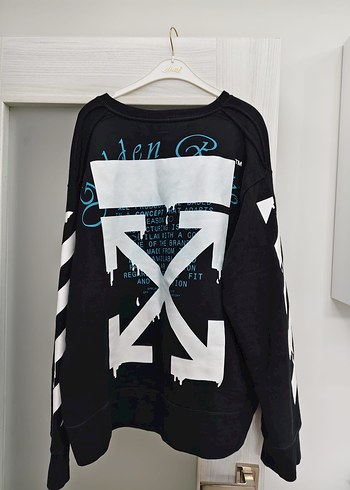 Erkek Siyah Baskılı Oversize Sweatshirt - Görsel 3