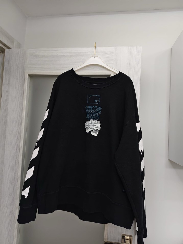 Erkek Siyah Baskılı Oversize Sweatshirt - Görsel 2