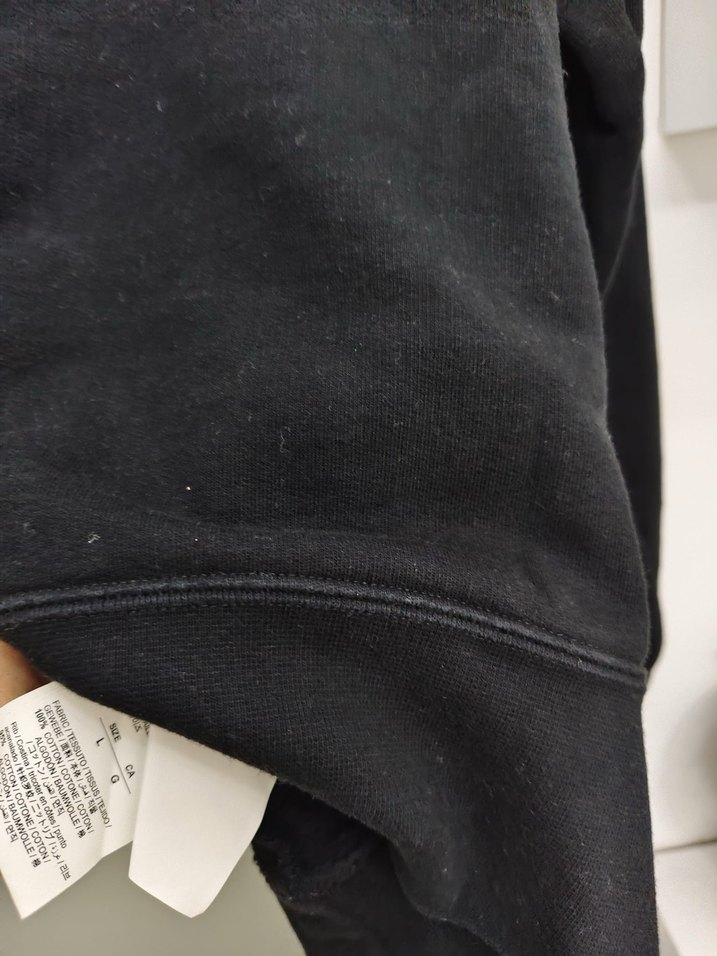 Erkek Siyah Baskılı Oversize Sweatshirt - Görsel 5