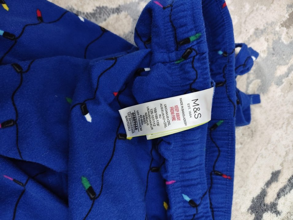 M&S Mavi Renkli Erkek Eşofman - Görsel 3