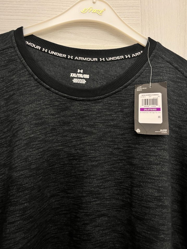 Under Armour Gri Uzun Kollu Erkek Sweatshirt - Görsel 3