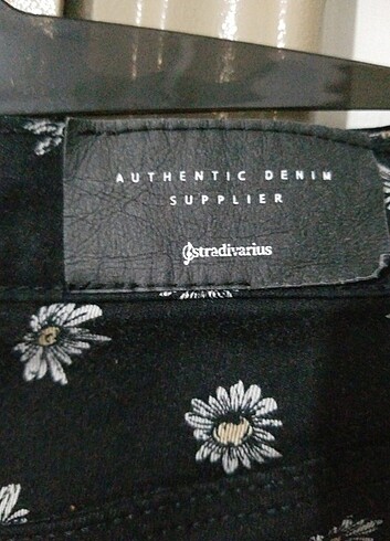 xs Beden çeşitli Renk Vintage Authentic Papatyalı Pantalon