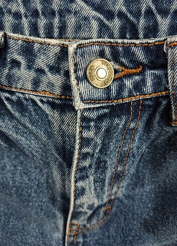 xs Beden lacivert Renk Vintage 90s Mom Jean