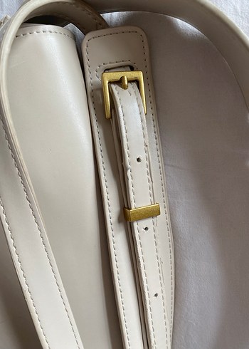 Krem Rengi Çanta - Görsel 5