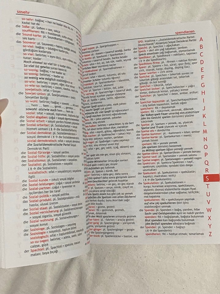 DaF Sözlük Almanca-Türkçe Türkçe-Almanca - Görsel 3