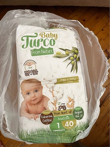 Baby turco yenidoğan 1 numara bebek bezi