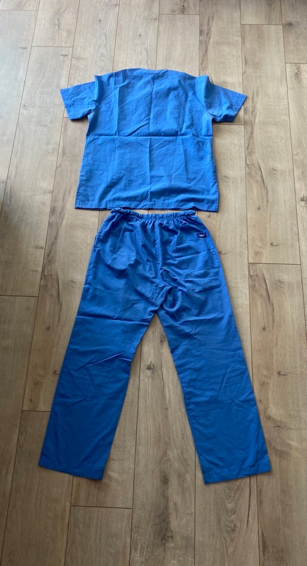 Erkek Lacivert Kısa Kollu Belden Bağlamalı Pijama Takımı - Görsel 2