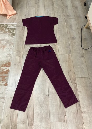 Kadın Mor Kemerli Rahat Tulum - Görsel 5