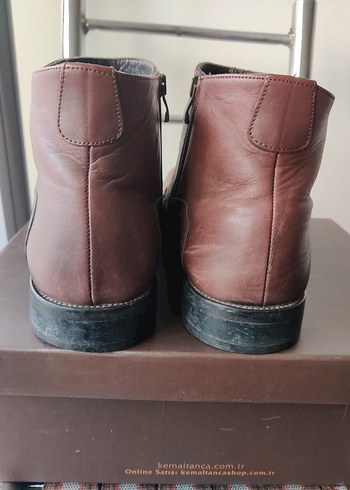 DERİMOD Kahverengi Deri Erkek Bot - Görsel 4