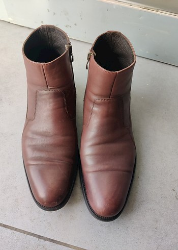 DERİMOD Kahverengi Deri Erkek Bot - Görsel 8