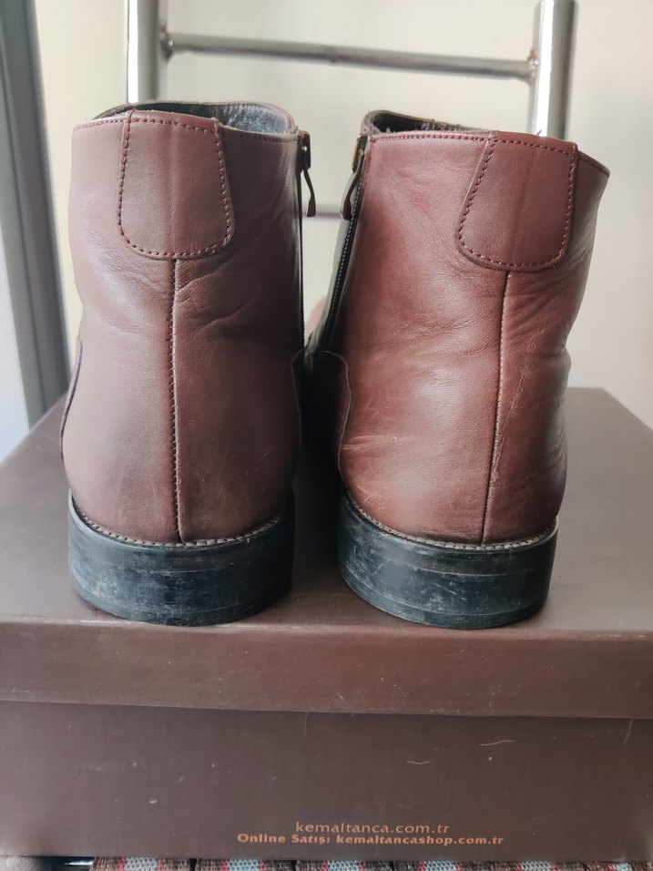 DERİMOD Kahverengi Deri Erkek Bot - Görsel 4