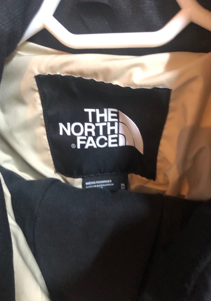 Bej Siyah Puff Mont The North Face Erkek Sıfır Etiketli Faturalı - Görsel 3