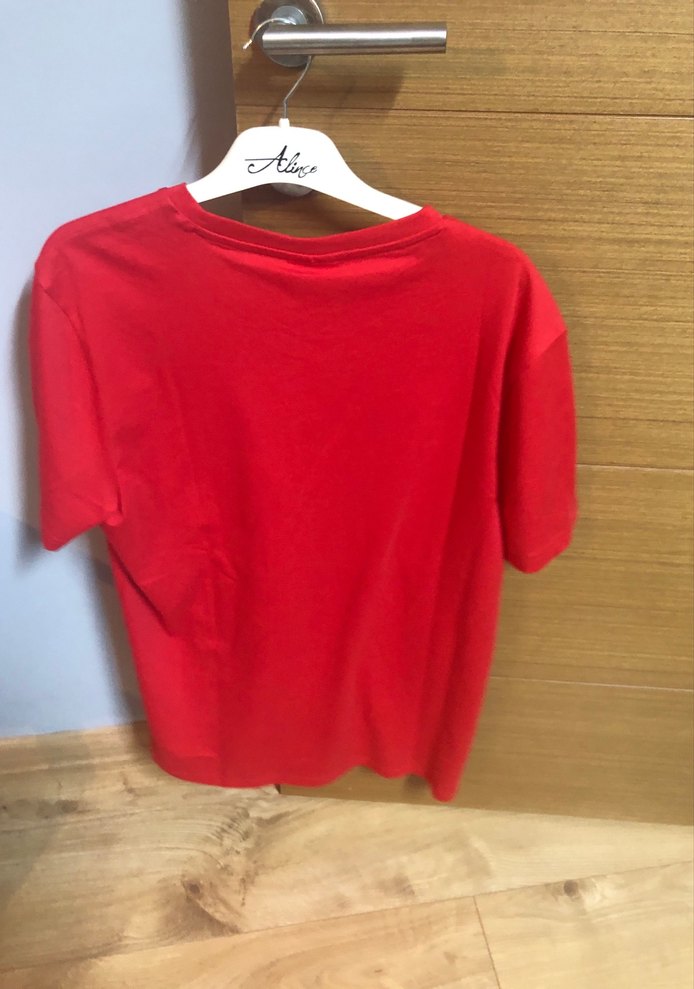 Erkek Kırmızı Champion Baskılı Tişört - Görsel 4