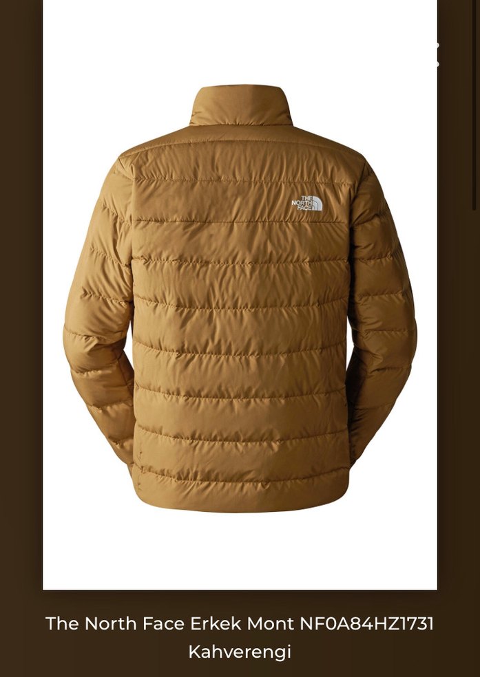 The North Face Erkek Kahverengi Mont Kaz Tüylü S Beden - Görsel 2