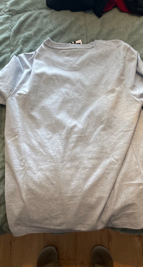 Tommy Hilfiger Bebek Mavisi Erkek NYC Baskılı Pamuk Tişört Sıfır - Görsel 3