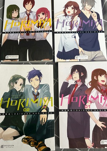 Horimiya Manga Seti 1-4. Ciltleri