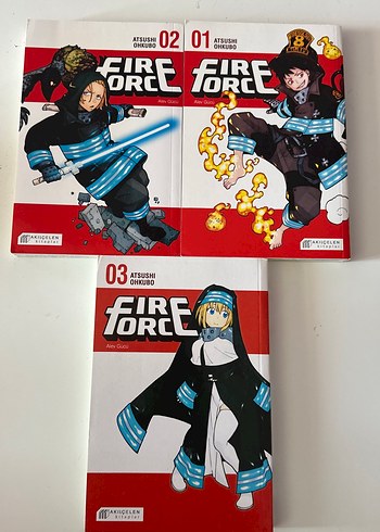 Fire Force Cilt 1 2 ve 3 Manga Seti