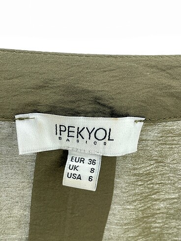36 Beden haki Renk ipekyol Bluz %70 İndirimli.