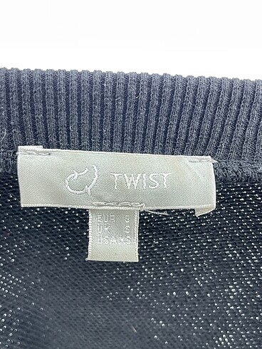 s Beden siyah Renk Twist Sweatshirt %70 İndirimli.