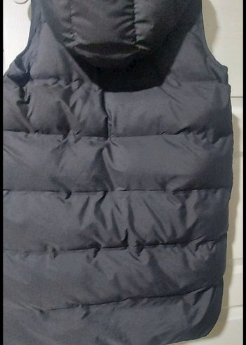 34 Beden Fermuarlı Siyah Kadın Yelek